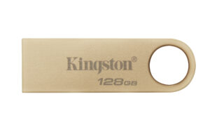 MEMORIA USB KINGSTON DATATRAVELER SE9 G3 128GB 3.2 GEN 1 METÁLICA ORO