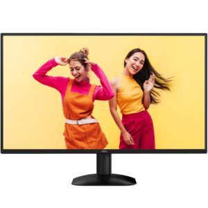 Monitor AOC Modelo 27B35H3 Brillo 300 cd/m2 (TYPICAL) Tiempo de respuesta 1 ms MPRT Entrada de señal HDMI 1.4 X VGA Resolución 1920 x 1080 @ 120 HZ Hdmi,