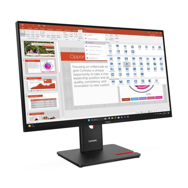 Monitor Lenovo ThinkVision T27-40, 27 pulgadas FHD, Resolución 1920x1080, Tiempo de respuesta de 4 ms, Color Negro, Garantía de 3 años Monitor Lenovo ThinkVision T27-40, 27 pulgadas FHD, Resolución 1920x1080, Tiempo de respuesta de 4 ms, Color Negro, Garantía de 3 años