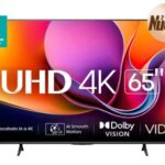 Televisor Hisense 65A65NV, 65 pulgadas, LED 4K UHD, 3840 x 2160 Pixeles, VIDAA SMART TV