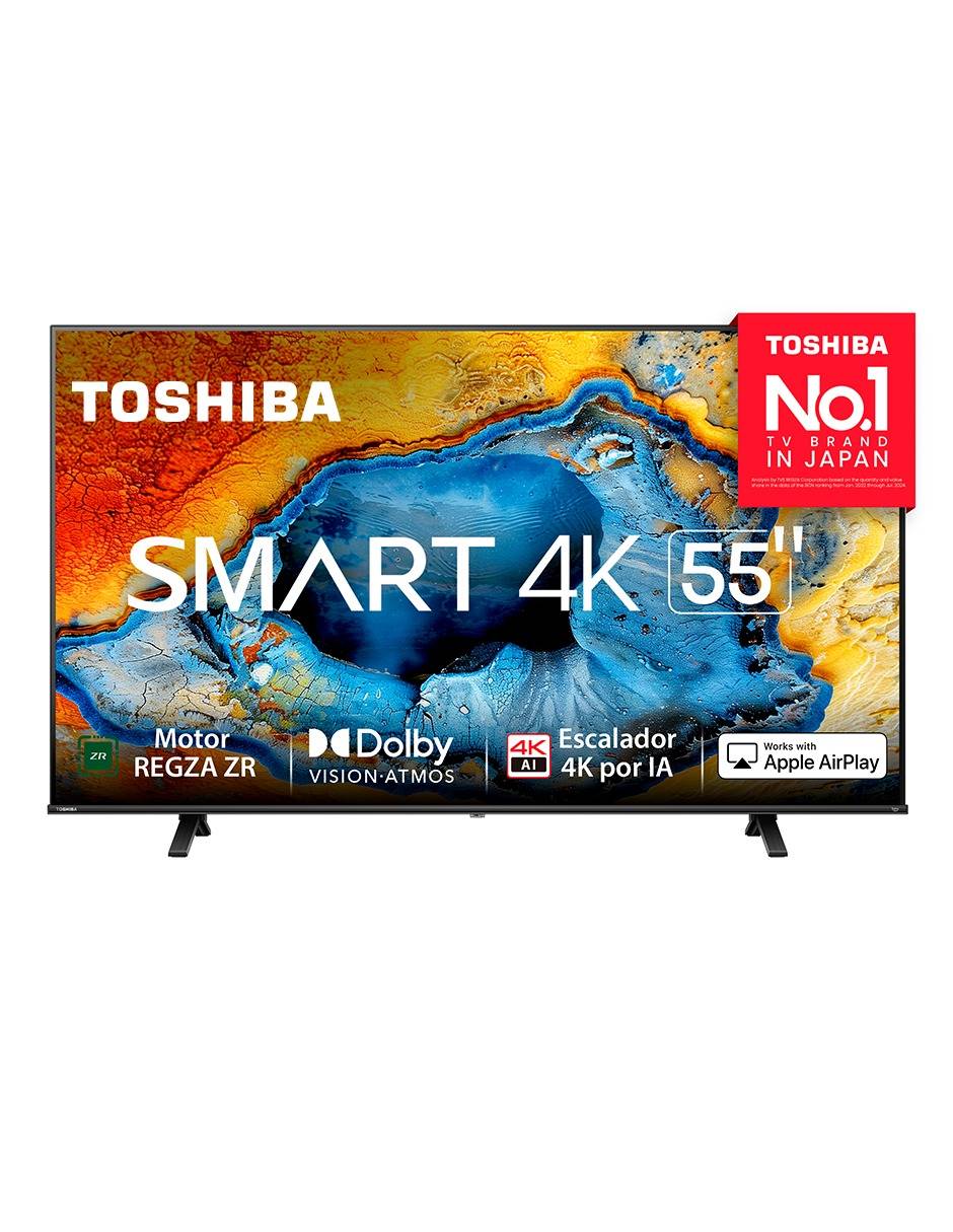 Televisor Toshiba 55C350NM, 55 pulgadas, LED 4K UHD, 3840 x 2160 Pixeles, SMART FIRE TV
